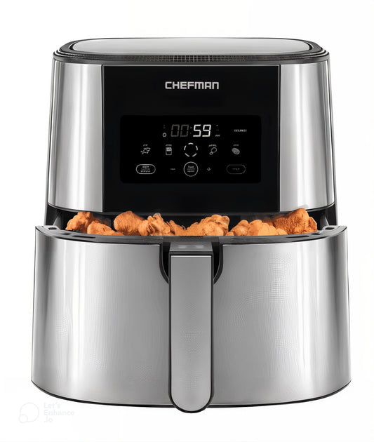 Chefman Freidora de Aire Digital | 7.5L Acero Inoxidable 🥘✨