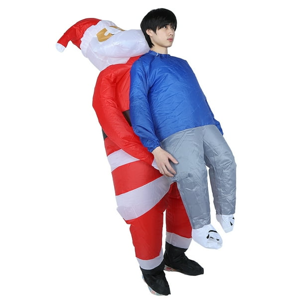 🎅 Disfraz Inflable de Papá Noel Abrazando para Adultos 🎅